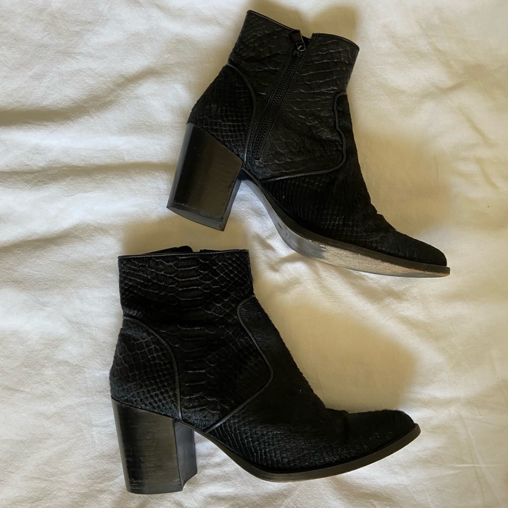Steve Madden Snake/Ponyhair Boots